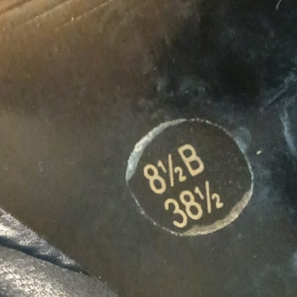 BCBGeneration Open Toe Heel Shoes 8.5 Blue 2-Tone Ankle Strap - Picture 9 of 9